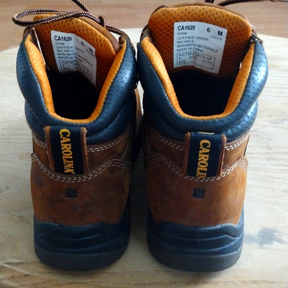 Carolina Work Slip Resistant Non metallic toe Boots - Picture 4 of 8